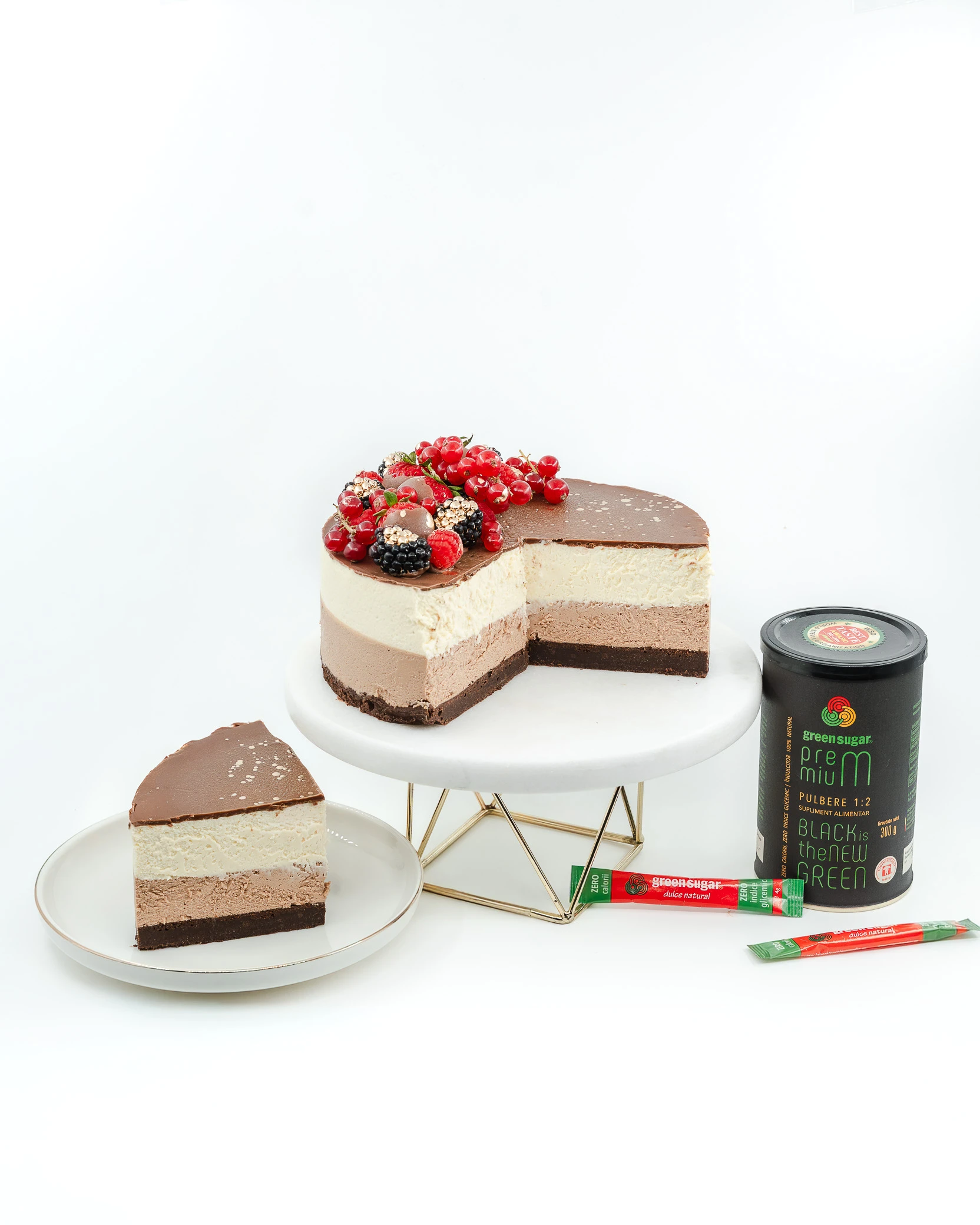 Tort Duo Mousse-fara zahar adaugat